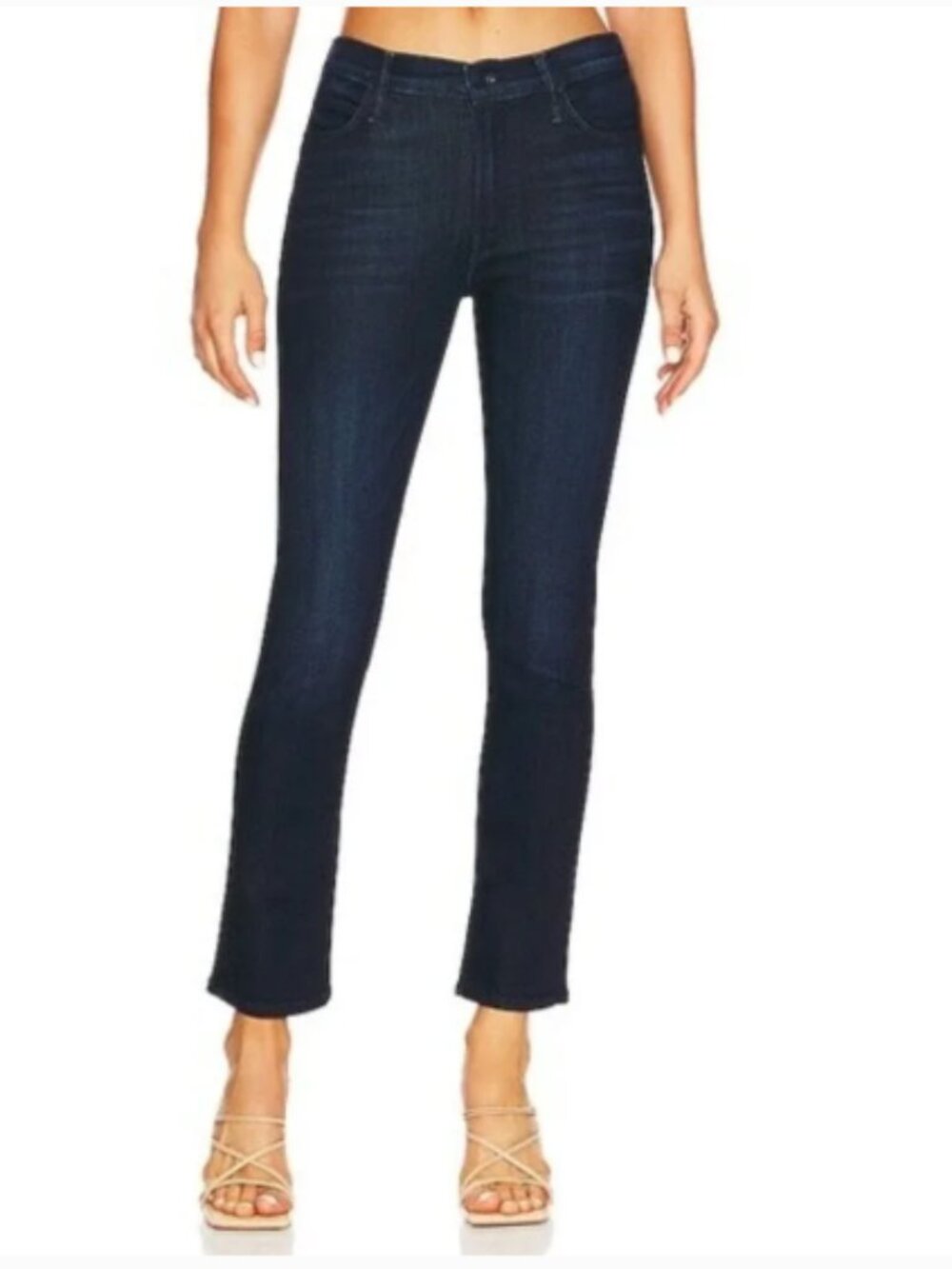 Mother Mid Rise Dazzler Ankle Jeans Now or Never Dark‎ Wash Size 27